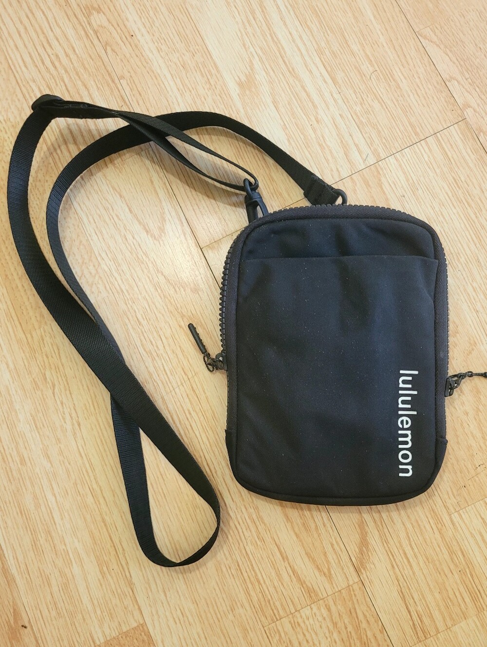 Lululemon Athletica Black  Crossbody Pouch 7x5